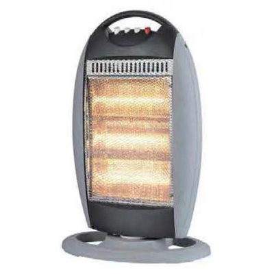 Oscillating 1200W Quartz Heater With Handle