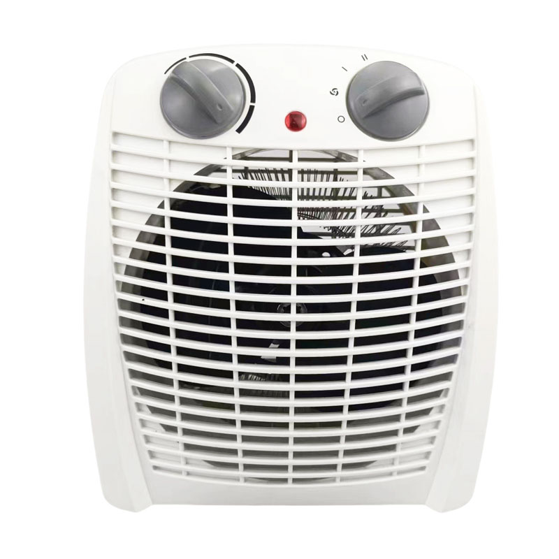 White 2000W Electric Fan Heater